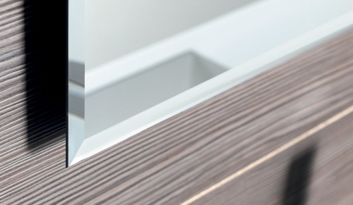 Sapho AQUALINE 50x80 cm fazettás tükör 22531