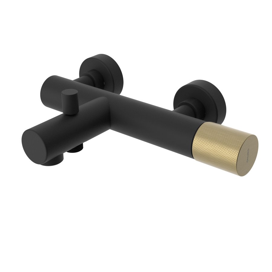 Sapho ULTRATAP fali kádtöltő csaptelep, matt fekete/matt arany UT010TBG