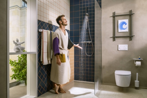 Hansgrohe Activera Select S EcoSmart 95 2jet kézizuhany 65 cm zuhanyrúddal, króm 28044000