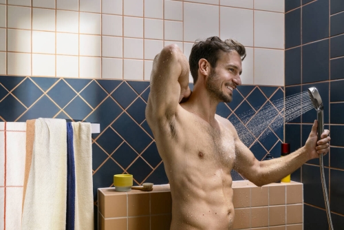 Hansgrohe Activera Select S EcoSmart 95 2jet kézizuhany 65 cm zuhanyrúddal, króm 28044000