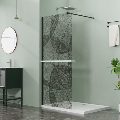 Niwell walk-in polc és törölközőtartó 120 cm, króm NWKIE-WTT120