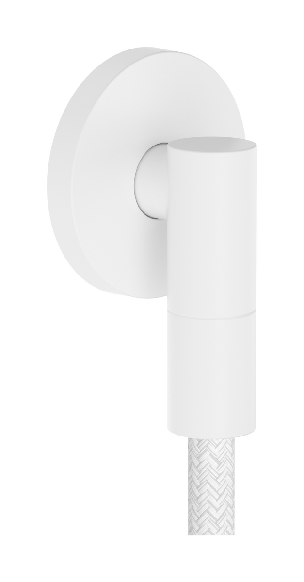 Hansgrohe FixFit Fine S fali csatlakozó visszafolyásgátlóval, matt fehér 28882700