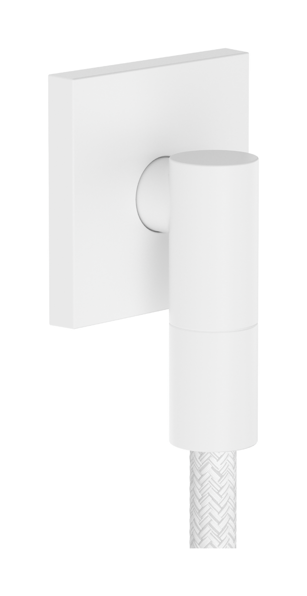 Hansgrohe FixFit Fine E fali csatlakozó visszafolyásgátlóval, matt fehér 28883700