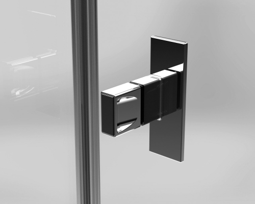 Radaway Nes PTJ 100×80 cm jobbos szögletes zuhanykabin, króm 10052000-01-01R, 10052200-01-01