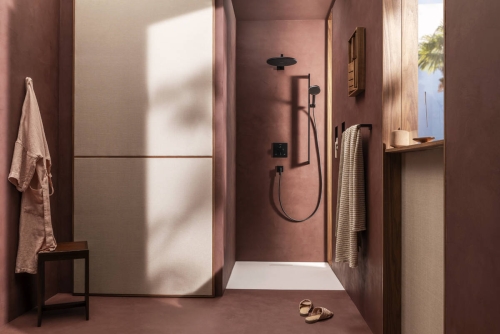Hansgrohe Ecostat Comfort E 2 funkciós falsík alatti termosztát, matt fekete 33711670