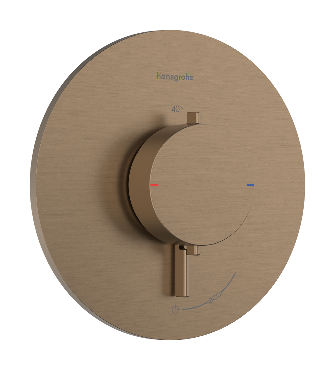 Hansgrohe Ecostat Comfort S 1 funkciós falsík alatti termosztát, szálcsiszolt bronz 33714140