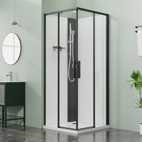 Niwell Tami hátfalas zuhanykabin 80x80 cm TAM8080