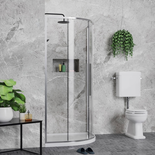 Niwell Olan íves zuhanykabin 80x80 cm NWZK-OLA8080