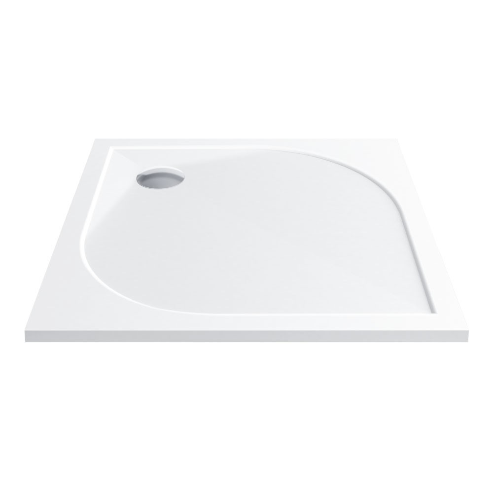 Niwell Odil szögletes műmárvány zuhanytálca 90x90 cm, fehér NW-ZT-T19B