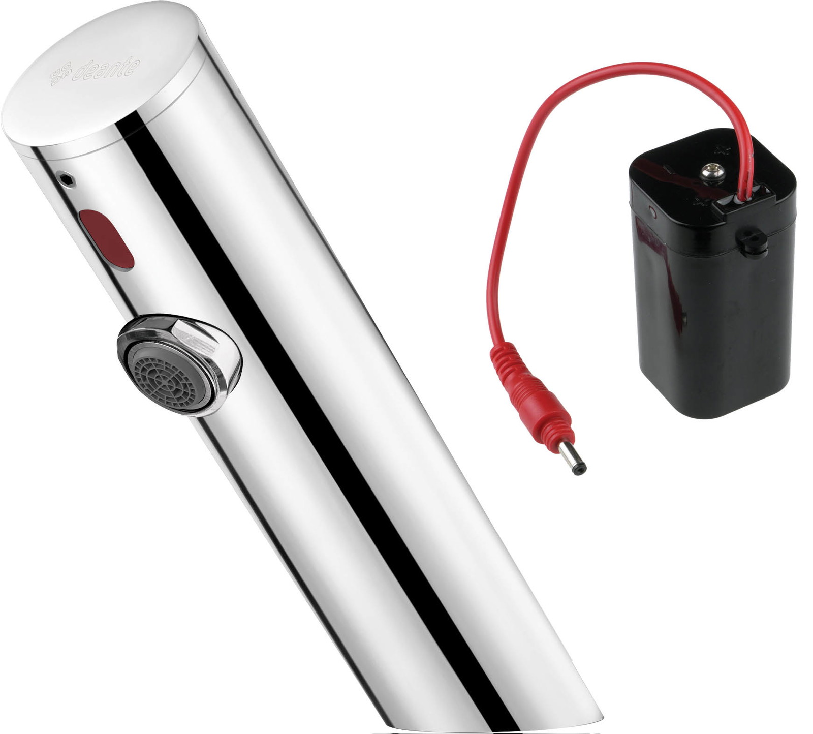 Deante Sense mosdó csaptelep, érintés nélküli, hőmérséklet szabályozás nélkül - 4xAA króm BQR_P28R