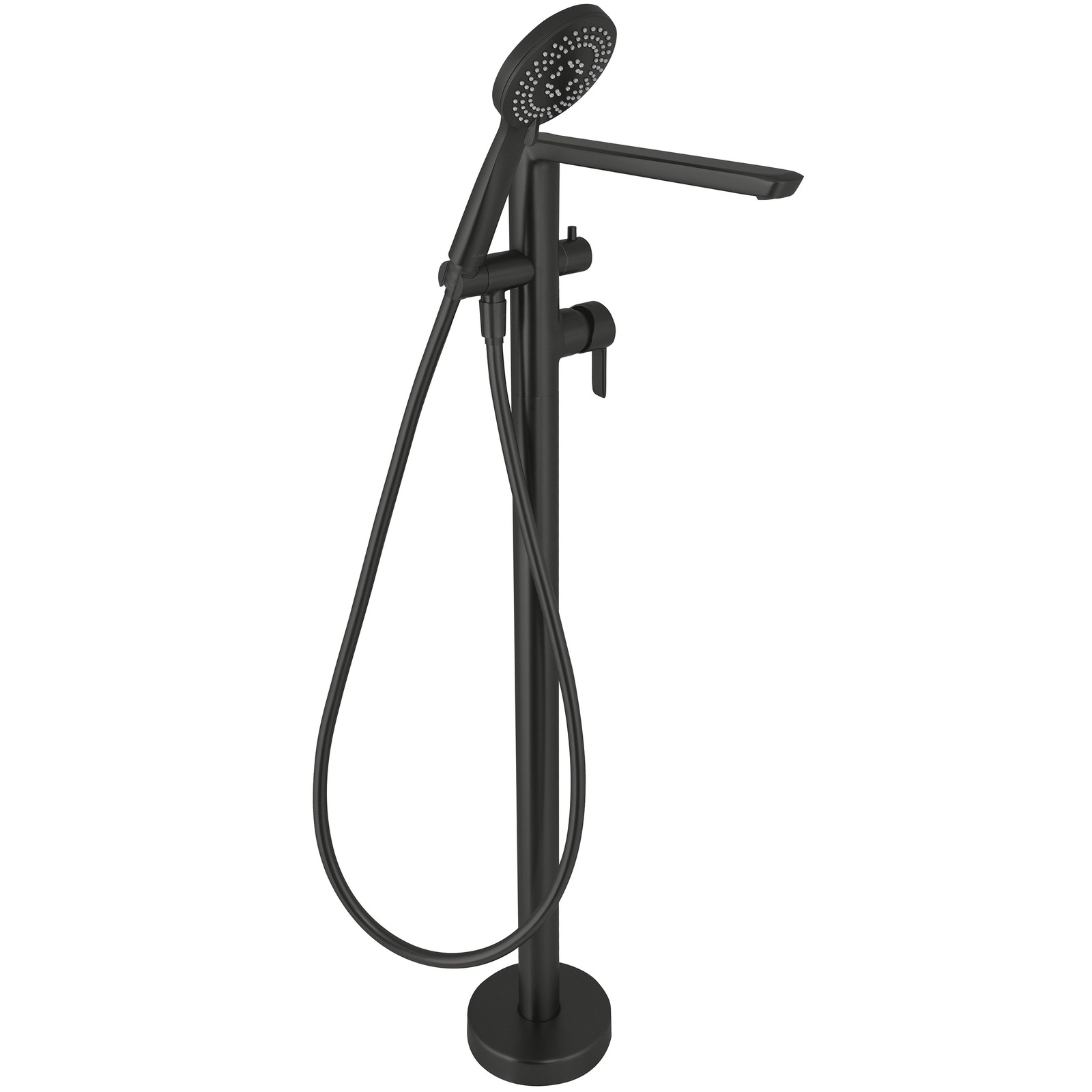 Deante Arnika szabadonálló kádtöltő csaptelep, matt fekete BQA_N17M