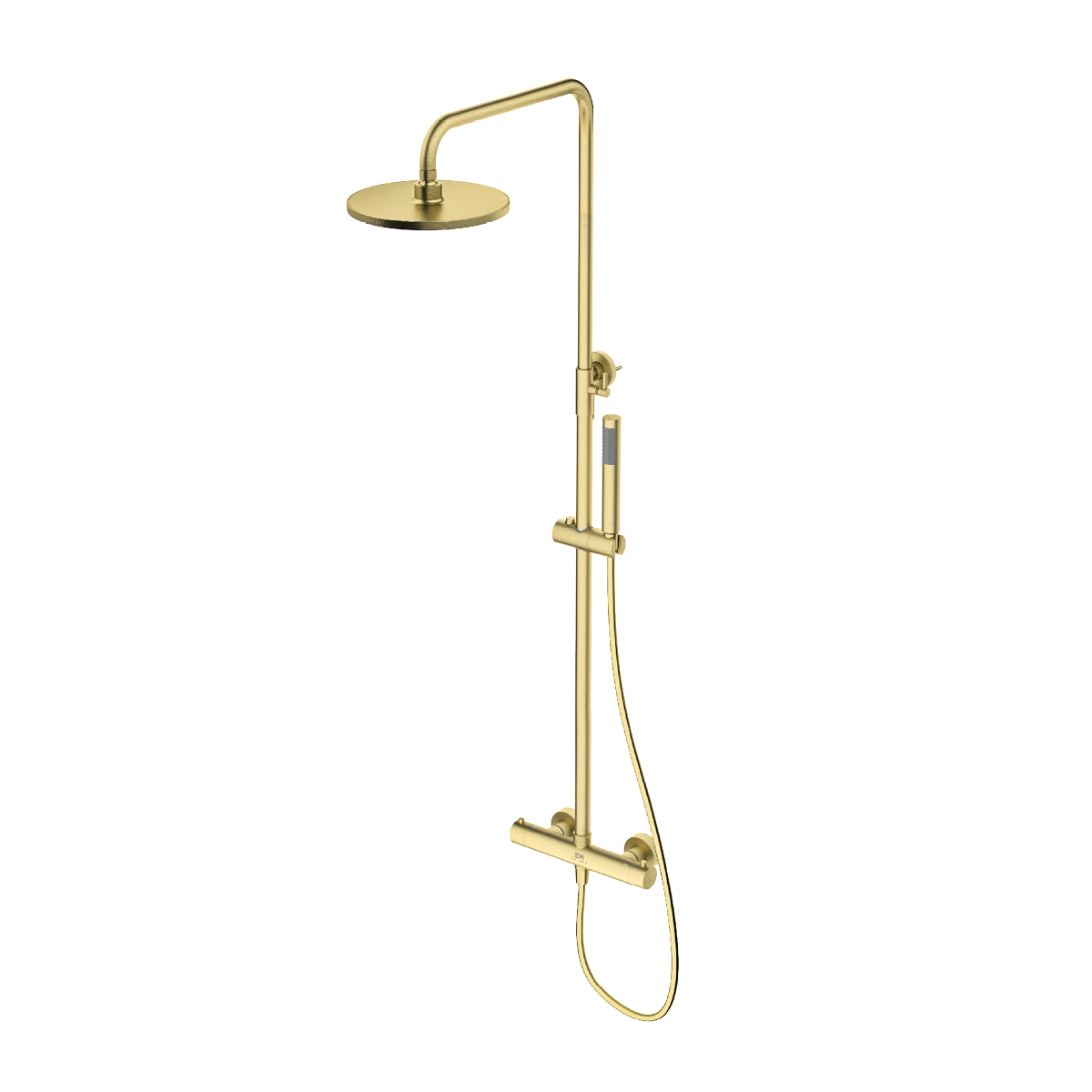 Emporia FLY termosztátos zuhanyrendszer, szálcsiszolt arany 0401202GN