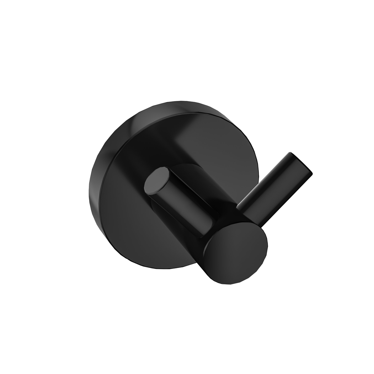 Emporia dupla akasztó, matt fekete 5020BM