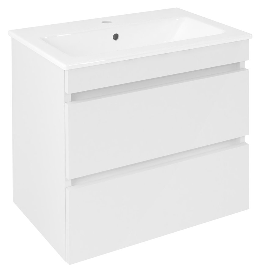 Sapho EZARA 58 cm keskeny mosdótartó szekrény, fényes fehér EZ592-3030