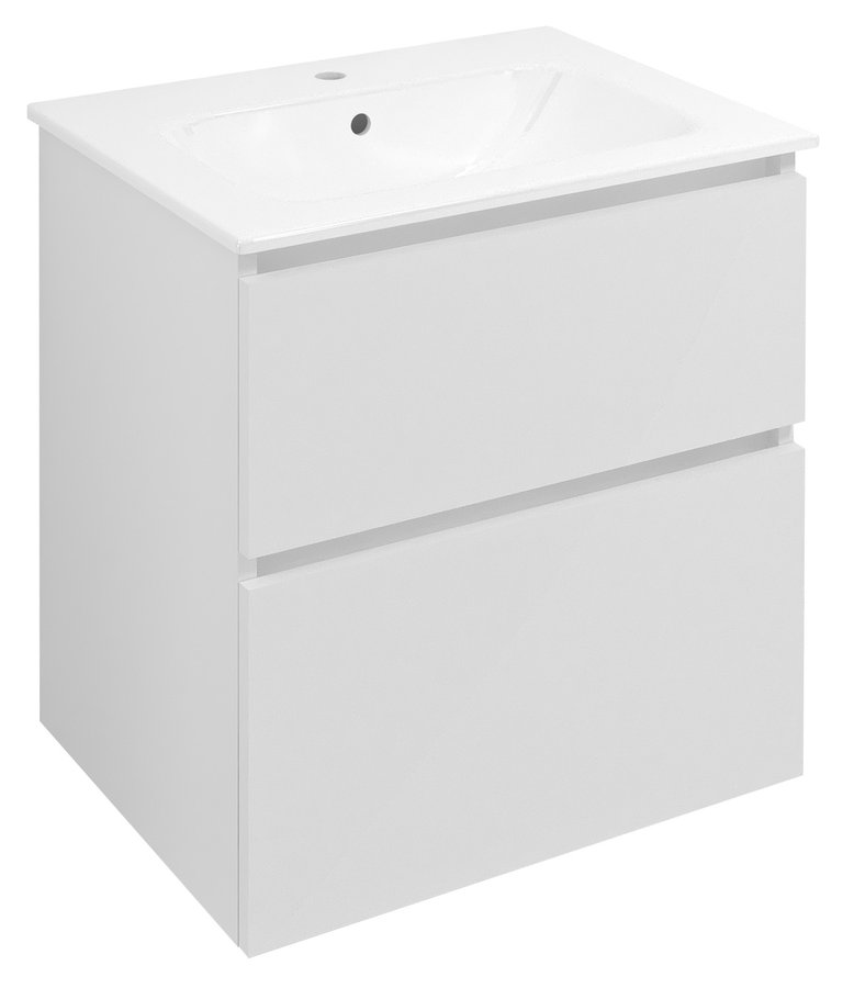 Sapho EZARA 59 cm mosdótartó szekrény, fényes fehér EZ601-3030