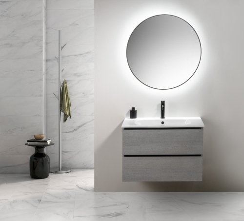 Sapho EZARA 70 cm mosdótartó szekrény, ezüst tölgy EZ701-1111