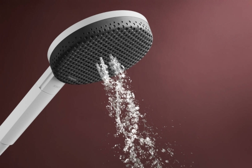 Hansgrohe Raindance Alive Select S EcoSmart 125 3jet kézizuhany 65 cm zuhanyrúddal, matt fehér 24600700