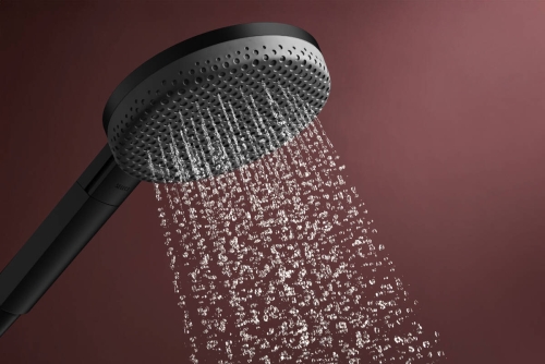 Hansgrohe Raindance Alive Select S EcoSmart 125 3jet kézizuhany 90 cm zuhanyrúddal, matt fekete 24603670