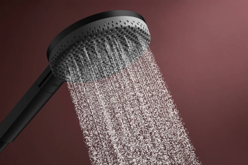 Hansgrohe Raindance Alive Select S EcoSmart 125 3jet kézizuhany 90 cm zuhanyrúddal, matt fekete 24603670