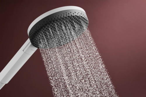 Hansgrohe Raindance Alive Select S EcoSmart 125 3jet kézizuhany 90 cm zuhanyrúddal, matt fehér 24603700
