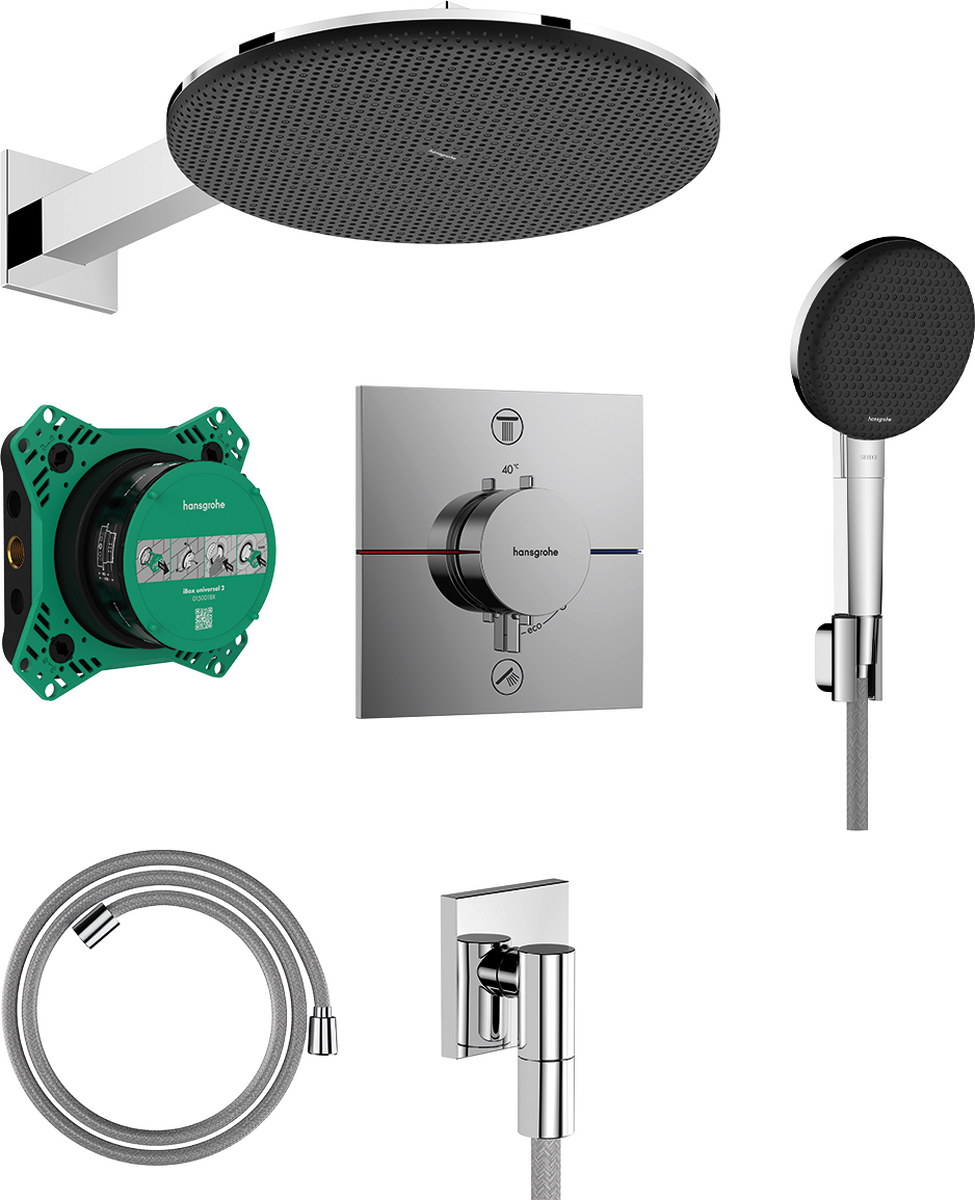 Hansgrohe Raindance Alive S 300 1jet termosztátos zuhanyszett, króm 24630000