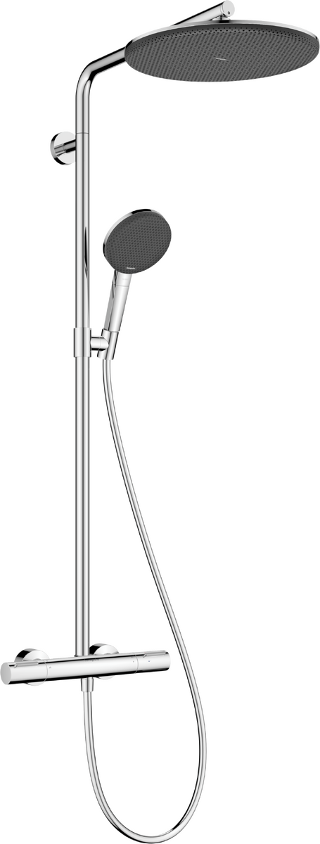 Hansgrohe Raindance Alive S Puro Showerpipe Ecostat Element 300 1jet termosztátos zuhanyrendszer, króm 24593000