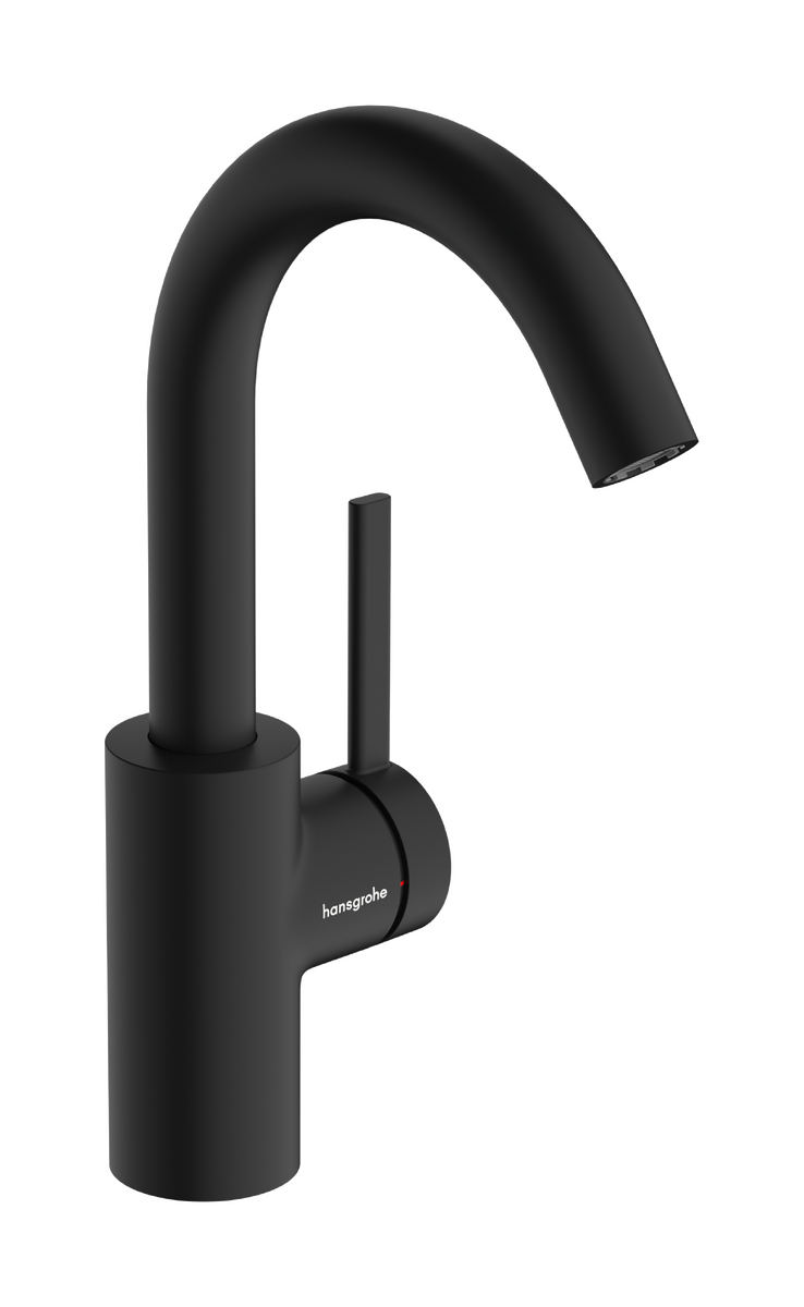 Hansgrohe Zesis S 210 CoolStart egykaros mosdócsaptelep automata lefolyógarnitúrával, matt fekete 74740670