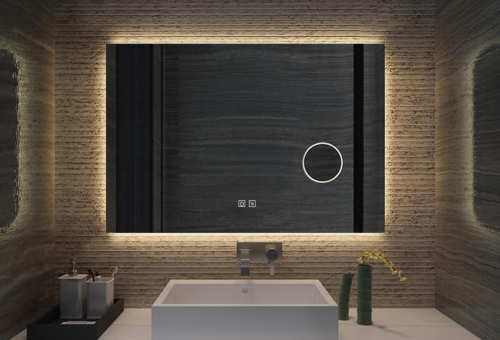 Kielle Idolio led tükör páramentesítővel, kozmetikai tükörrel 60x80 cm 50324011