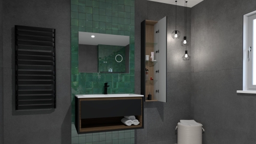 Kielle Idolio led tükör páramentesítővel, kozmetikai tükörrel 60x80 cm 50324011
