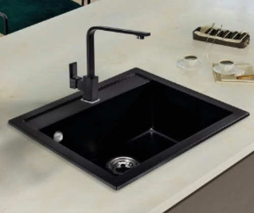 LUNART Cuki egymedencés gránit mosogató, Light Grey 5999861632121