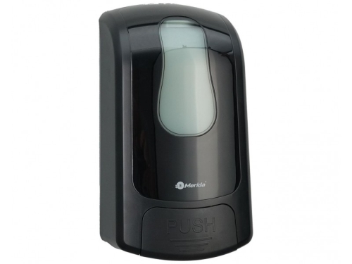 MERIDA ONE Folyékony szappan adagoló, ABS műanyag, fekete, 1000ml DEC103