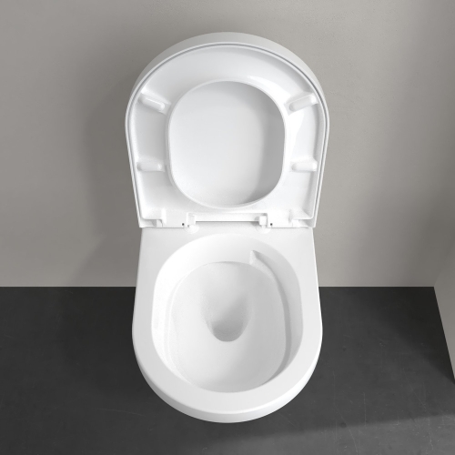 Villeroy & Boch Architectura kombipack fali wc Rimless TwistFlush öblítés, lassú záródású ülőkével, fehér 5684CL01