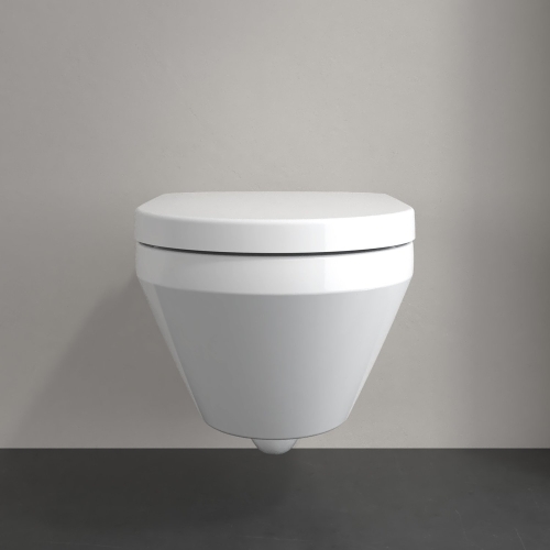 Villeroy & Boch Architectura kombipack fali wc Rimless TwistFlush öblítés, lassú záródású ülőkével, fehér 5684CL01