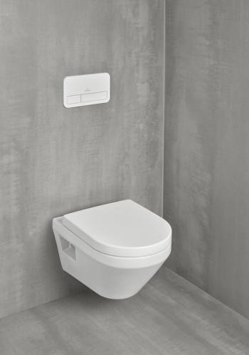 Villeroy & Boch Architectura kombipack fali wc Rimless TwistFlush öblítés, lassú záródású ülőkével, fehér 5684CL01