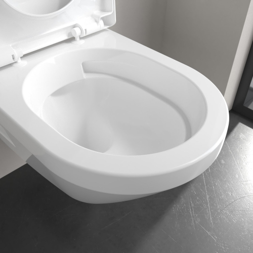 Villeroy & Boch Architectura kombipack fali wc Rimless TwistFlush öblítés, lassú záródású ülőkével, fehér 5684CL01