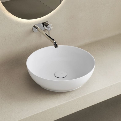 MARMY SOLIGO 40 cm pultra ültethető mosdó, matt fehér 30 1000 04 10 11