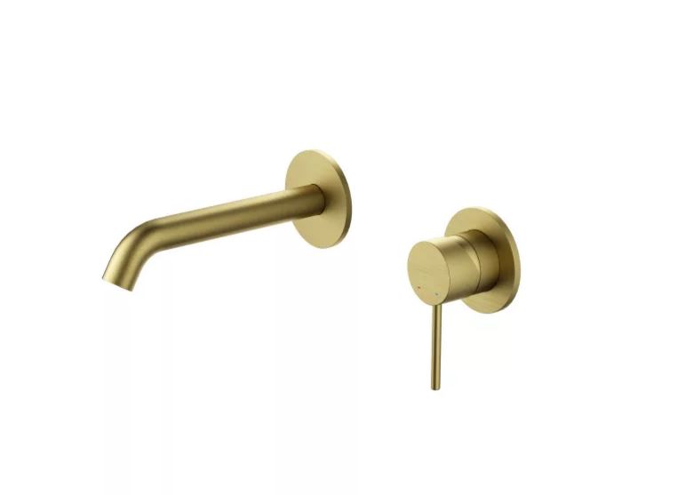 AREZZO design NOVA fali mosdócsaptelep, szálcsiszolt arany AR-2103BG