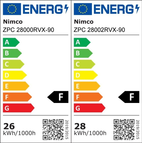 Roltechnik NIMCO 60 cm LED tükör érintésérzékelővel, matt fekete ZPC 28000RV-90
