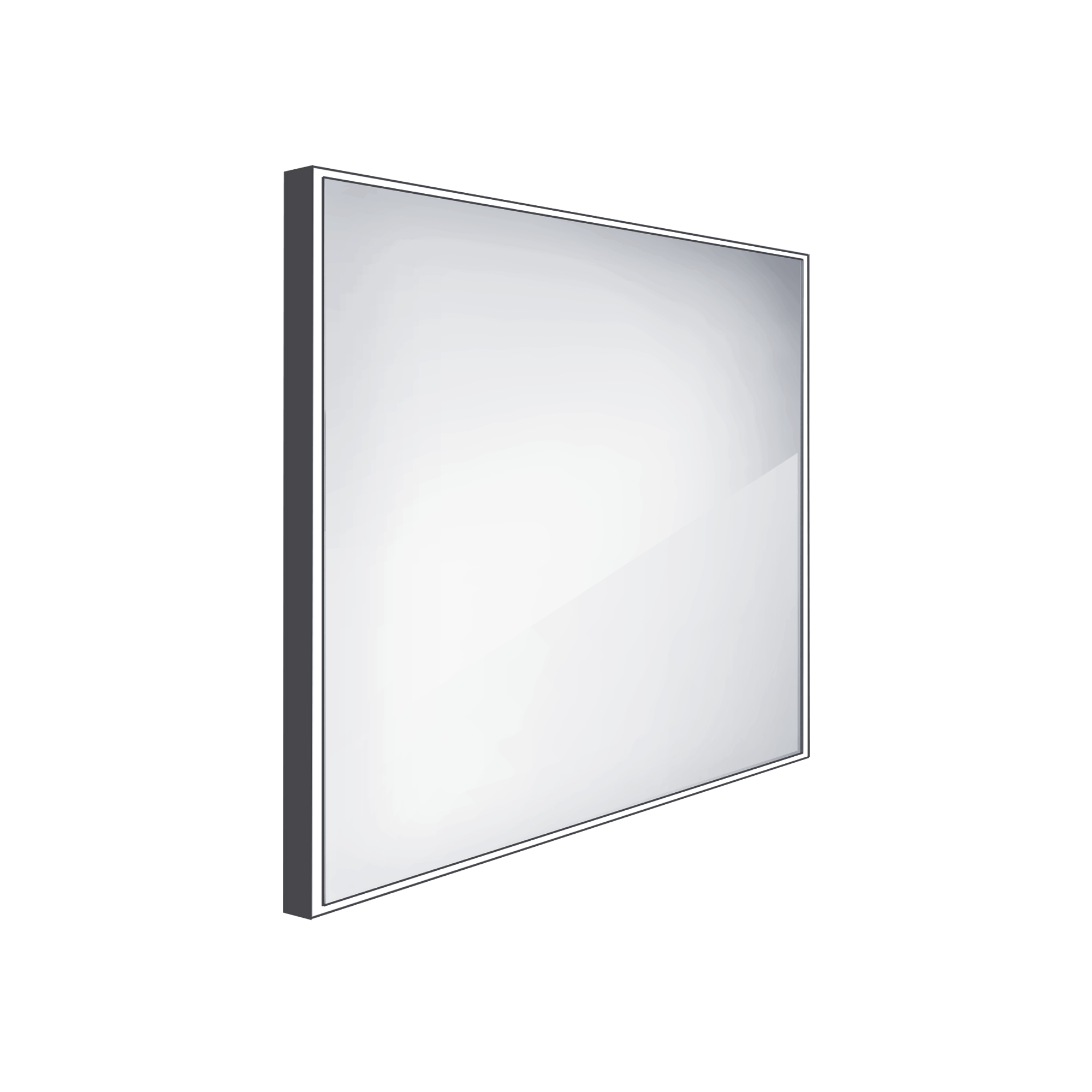 Roltechnik NIMCO 70x70 cm LED tükör, matt fekete ZPC 13077-90