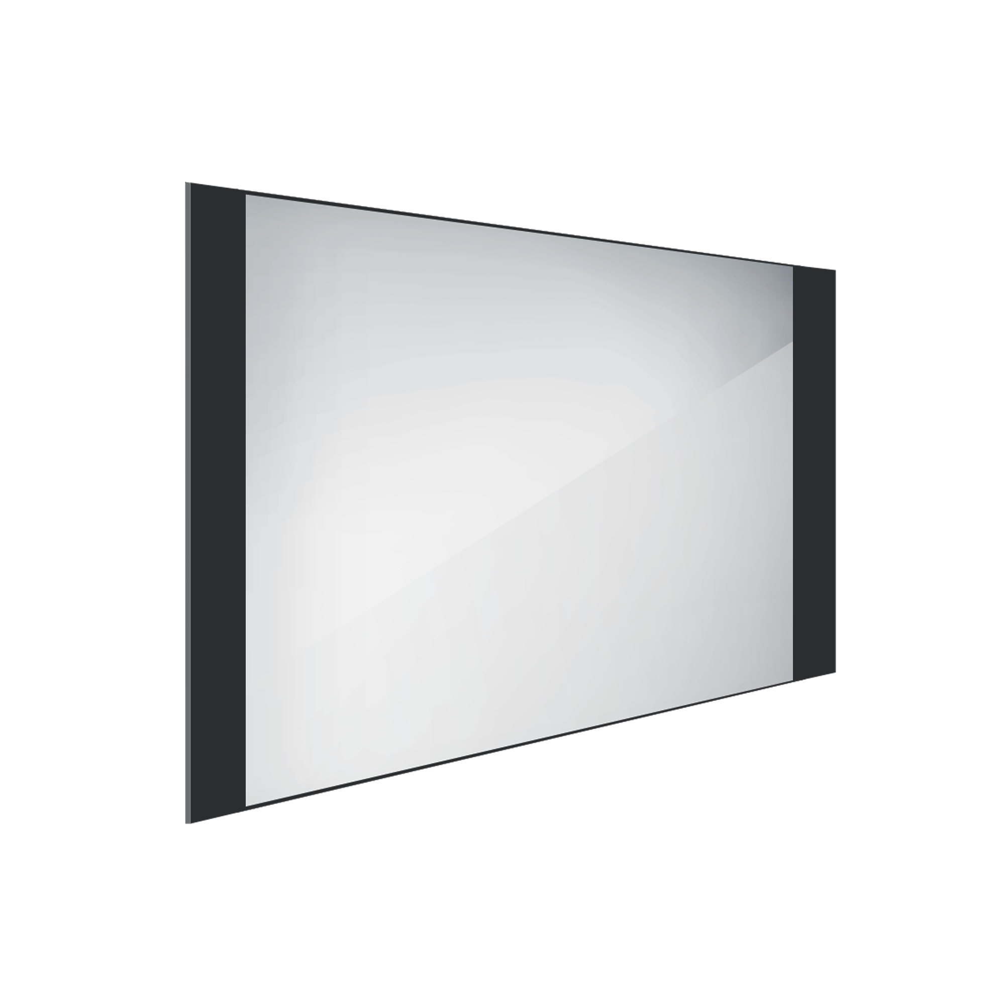 Roltechnik NIMCO 100x60 cm LED tükör, matt fekete ZPC 41004-90