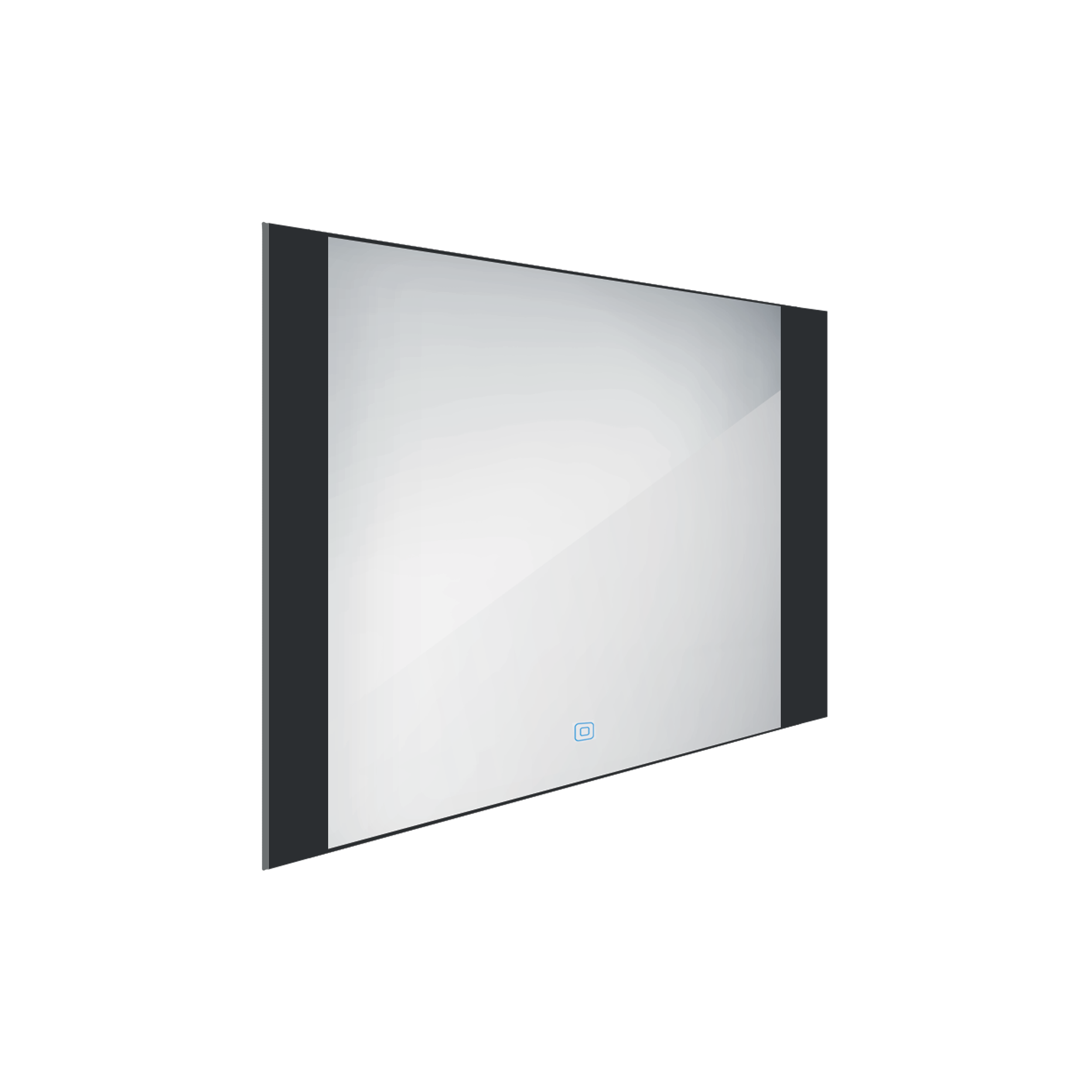 Roltechnik NIMCO 80x60 cm LED tükör érintésérzékelővel, matt fekete ZPC 41003V-90