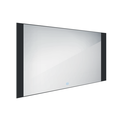 Roltechnik NIMCO 120x60 cm LED tükör érintésérzékelővel, matt fekete ZPC 41006V-90
