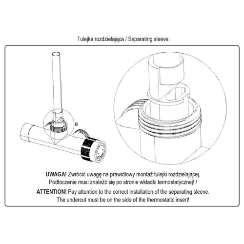 Radeco Basic univerzális lándzsás szelep, matt fekete TZTJ/C