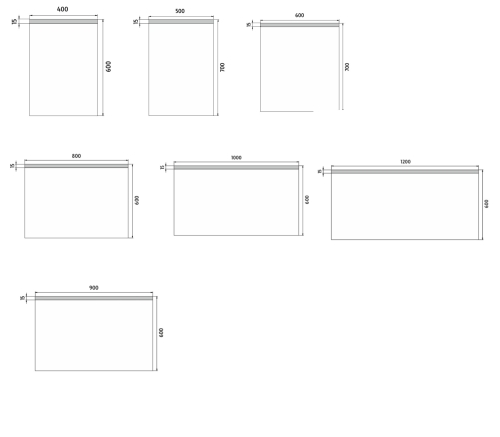Roltechnik NIMCO 80x60 cm LED tükör ZP 8003