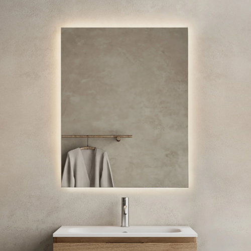 Marmy SECRET tükör 70 cm x 80 cm  (LED 6000k, körbe hangulatvilágítás) 90 11 23 70 80 01