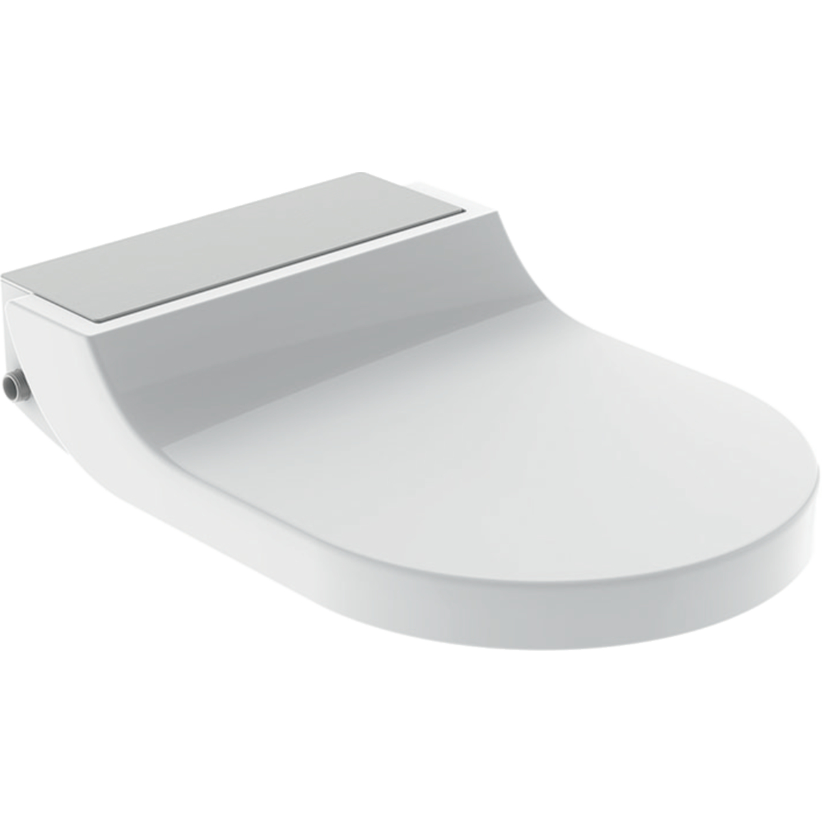 Geberit AquaClean Tuma Comfort WC kerámiára szerelhető berendezés, szálcsiszolt rozsdamentes acél takarólap 146.270.FW.1