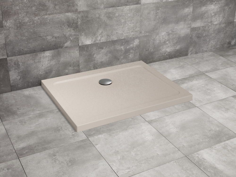 Radaway Doros Stone D 120x80 cm szögletes zuhanytálca, beige SDRD1280-01-84S