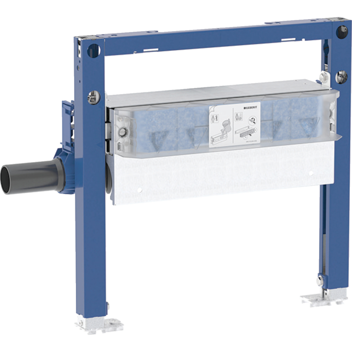 Geberit Duofix 90-250 mm zuhanyelem falsík alatti összefolyóval 111.591.00.2
