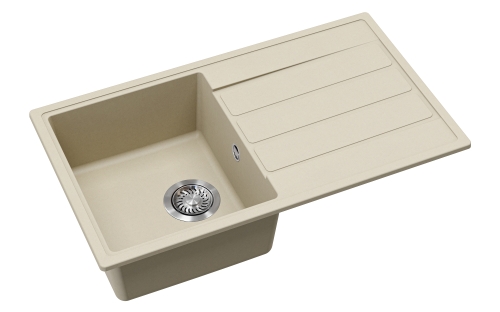 EVIDO Easy 45S gránit mosogató, 760 x 440 mm, bézs 105980