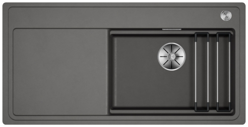 BLANCO ETAGON XL 6S-F vulkánszürke tart., exc. SZINTBE ÉPÍTÉS Gránit Mosogató 528103